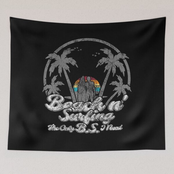 Item preview, The Only Bs I Need Is Beach And Surfing Vintage Surf Shop  designed and sold by tashiav.