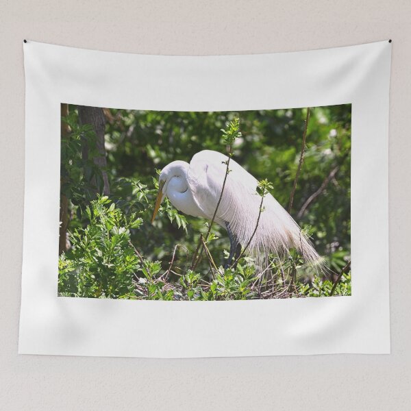 Item preview, Great Egret Nesting designed and sold by LisaWootenPhoto.