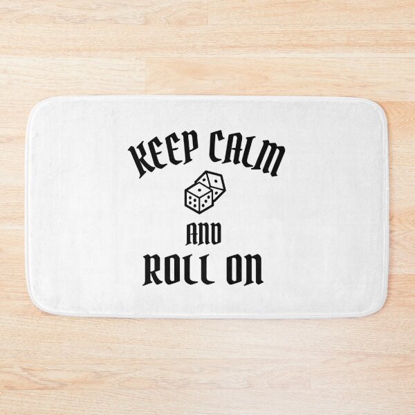 Item preview, Keep Calm and Roll On - Game Night designed and sold by molamode.