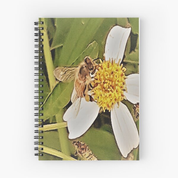Item preview, YELLOW AND WHITE FLOWER WITH BEE DESIGN designed and sold by Coolklaset.