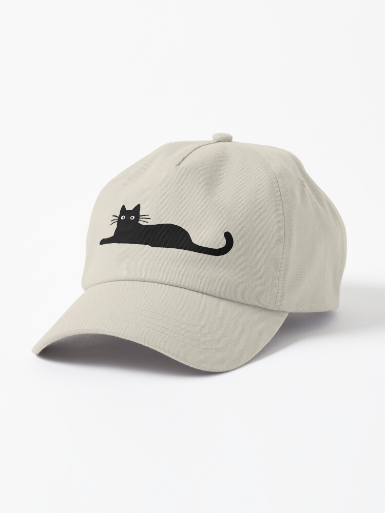 Thumbnail 1 of 7, Cap, Black Cat designed and sold by ShortCoffee.