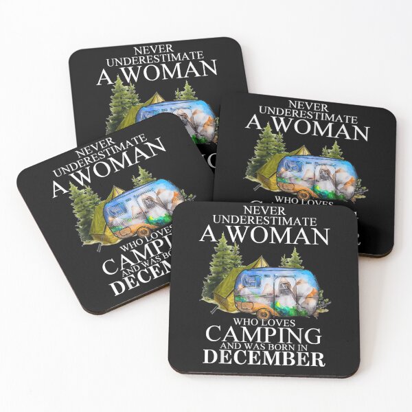 Item preview, A Woman Who Loves Camping And Was Born In December  designed and sold by tashiav.