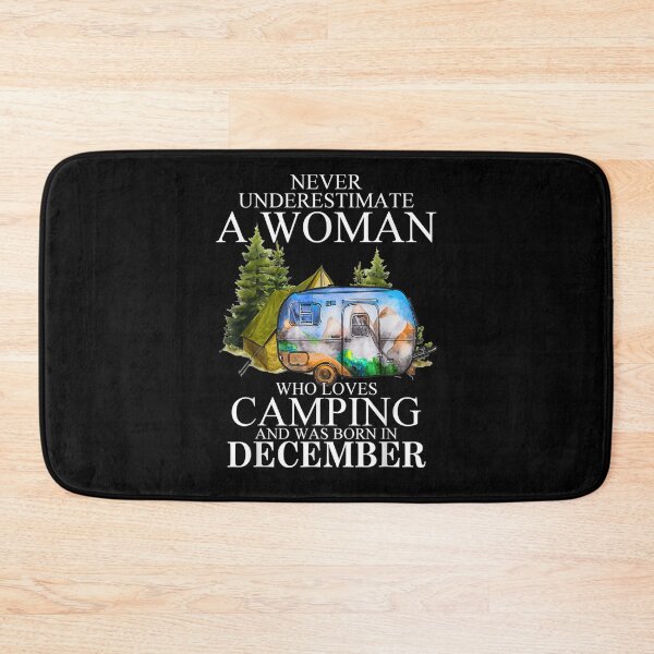 Item preview, A Woman Who Loves Camping And Was Born In December  designed and sold by tashiav.