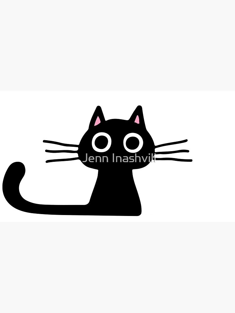 Thumbnail 7 of 7, Cap, Cutie Kitty Cat Wide Eyed Black Kitten designed and sold by ShortCoffee.