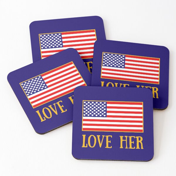 Item preview, US Flag: Love Her designed and sold by artistoutfitter.