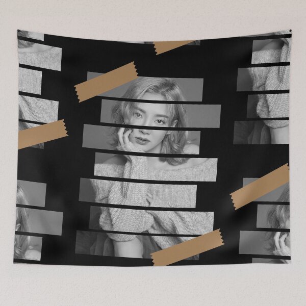Item preview, Kim Hyo yeon Girls Generation SNSD Hyoyeon Korean Kpop Monochrome Stripe Design designed and sold by Piosenka Art.