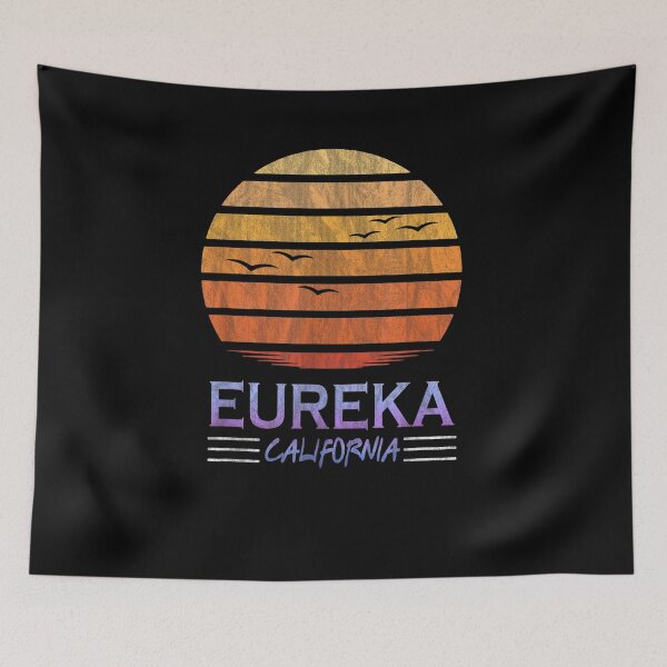 Item preview, Eureka Northern California Coast Retro Sunset  designed and sold by tashiav.