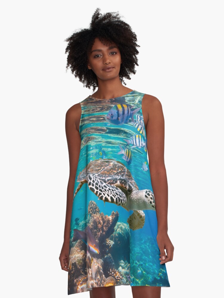 Turtle 2025 print dress