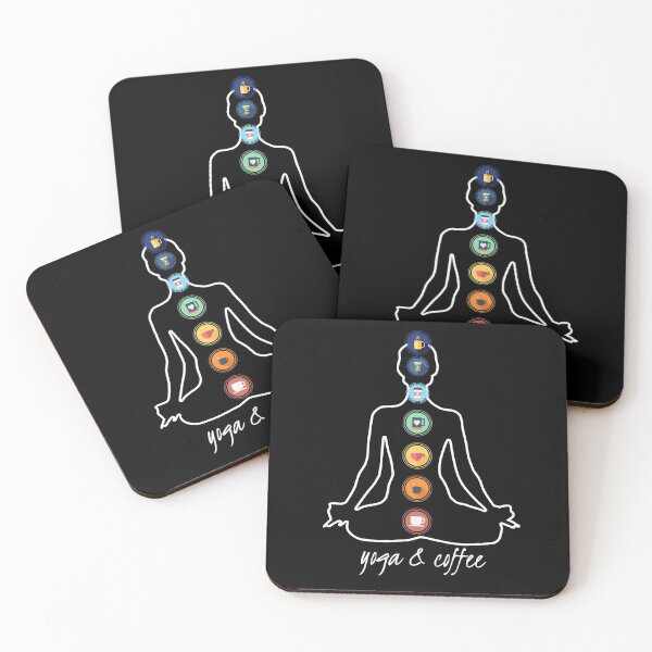 Item preview, Yoga and Coffee Chakra Chart designed and sold by dibeja.