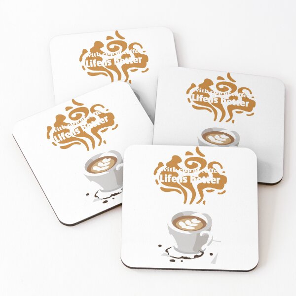 Item preview, With cup of coffee life is better coffee cup  designed and sold by Kurokoshop.