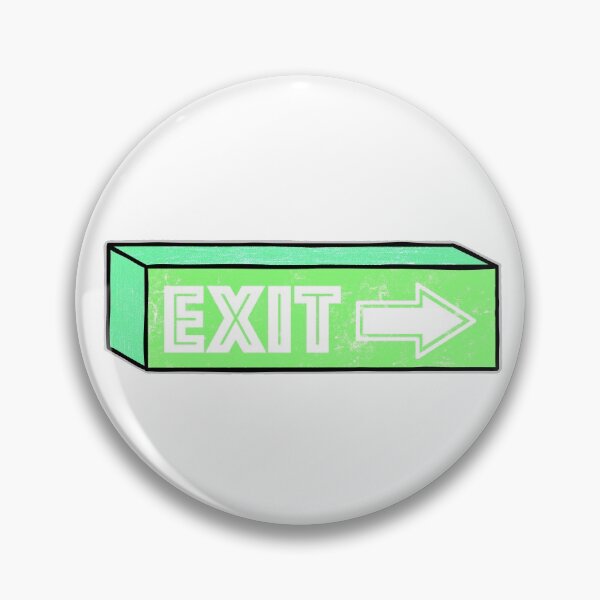 Item preview, Old lightbox sign with the word Exit designed and sold by FontGraphics.