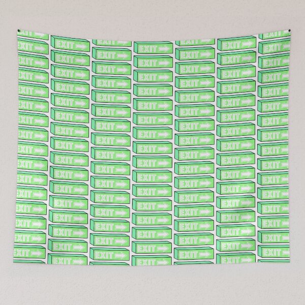 Item preview, Old lightbox sign with the word Exit designed and sold by FontGraphics.
