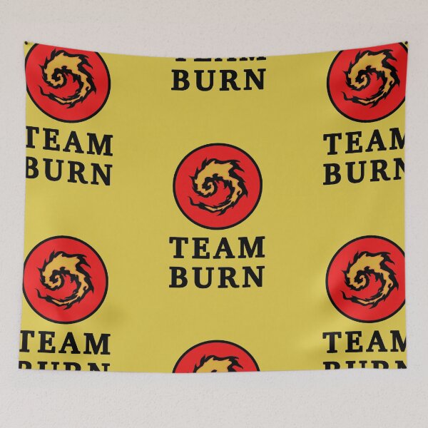 Item preview, Team BURN Team Shirt - Mountain Country Countries Mana designed and sold by MWDG-DesignsMTG.