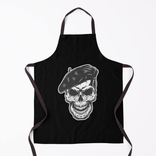 Item preview, Skull in painter hat designed and sold by zaher97.