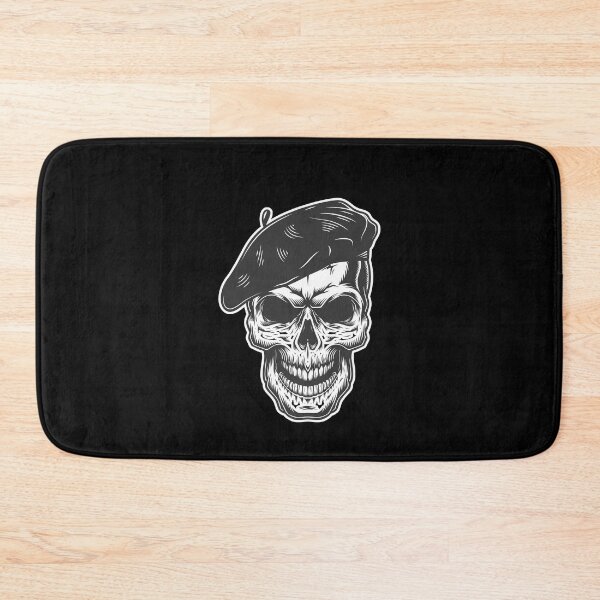 Item preview, Skull in painter hat designed and sold by zaher97.