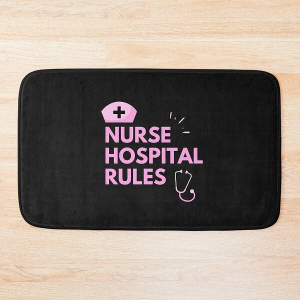 Item preview, Nurse Hospital Rules designed and sold by Davestre Designs.