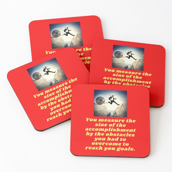 Item preview, Measure the size of the accomplishment by the obstacles. designed and sold by superbtshirts.