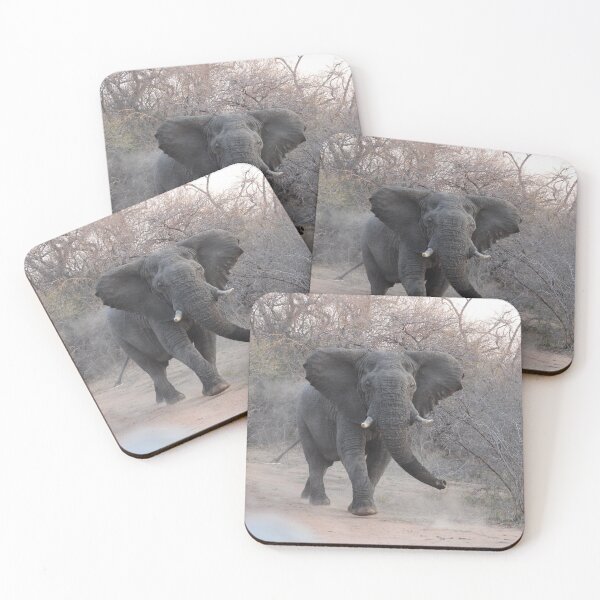 Item preview, Charging Bull Elephant designed and sold by SliceOfTheWild.