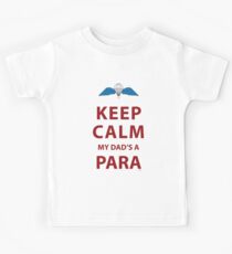 KEEP CALM MY DAD'S A PARA Kids Tee