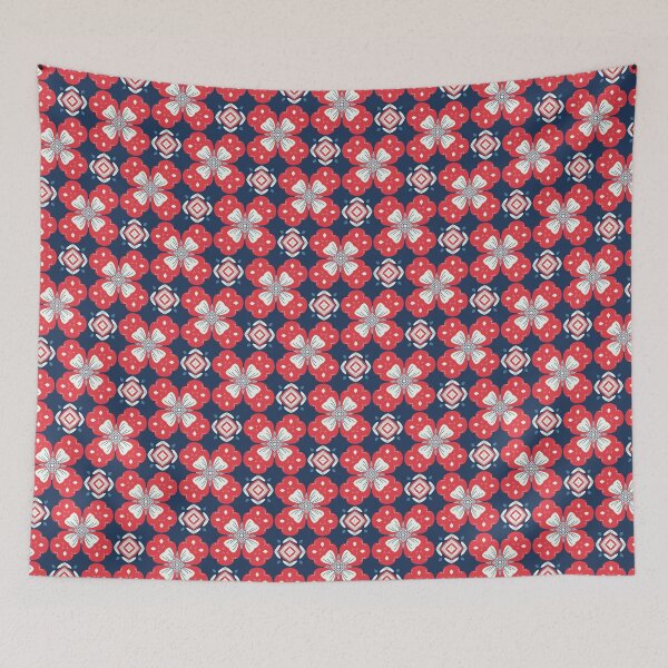 Item preview, American USA Geometric Series in Red, White and Blue Patriotic Patterns designed and sold by cozycaroline.