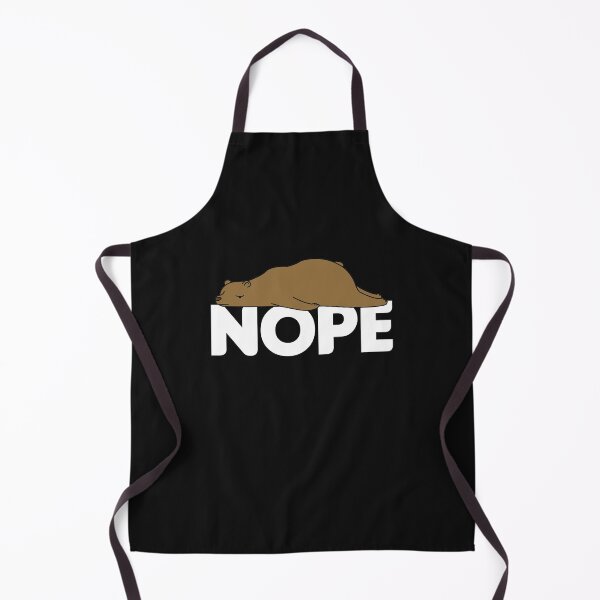 Item preview, Lazy Bear Nope No Nein Chilling Brown Bear Camper Gift designed and sold by TheAplus.