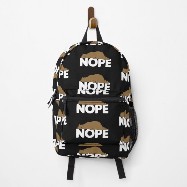 Item preview, Lazy Bear Nope No Nein Chilling Brown Bear Camper Gift designed and sold by TheAplus.