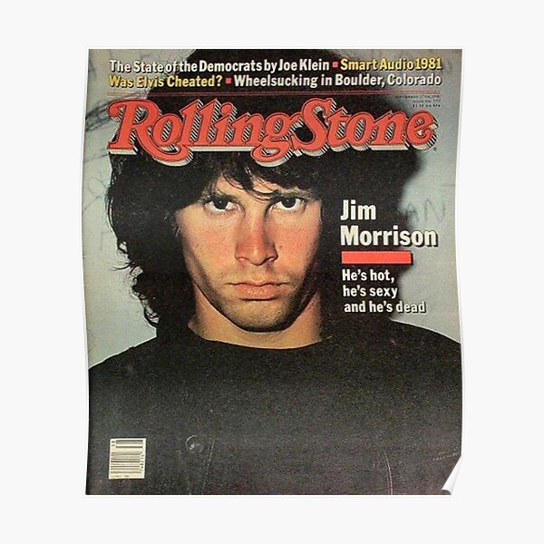 Jim Morrison Magazine Poster