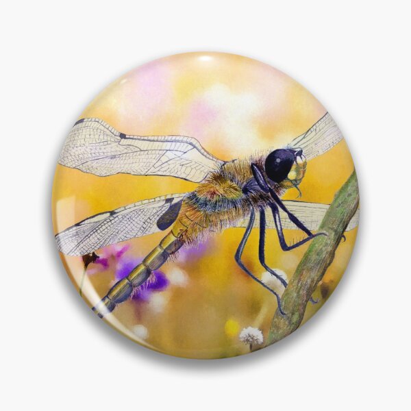 Item preview, Dragonfly Insect Watercolor Painting Artwork designed and sold by Alison Langridge.