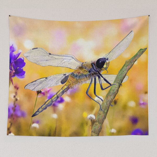 Item preview, Dragonfly Insect Watercolor Painting Artwork designed and sold by Alison Langridge.