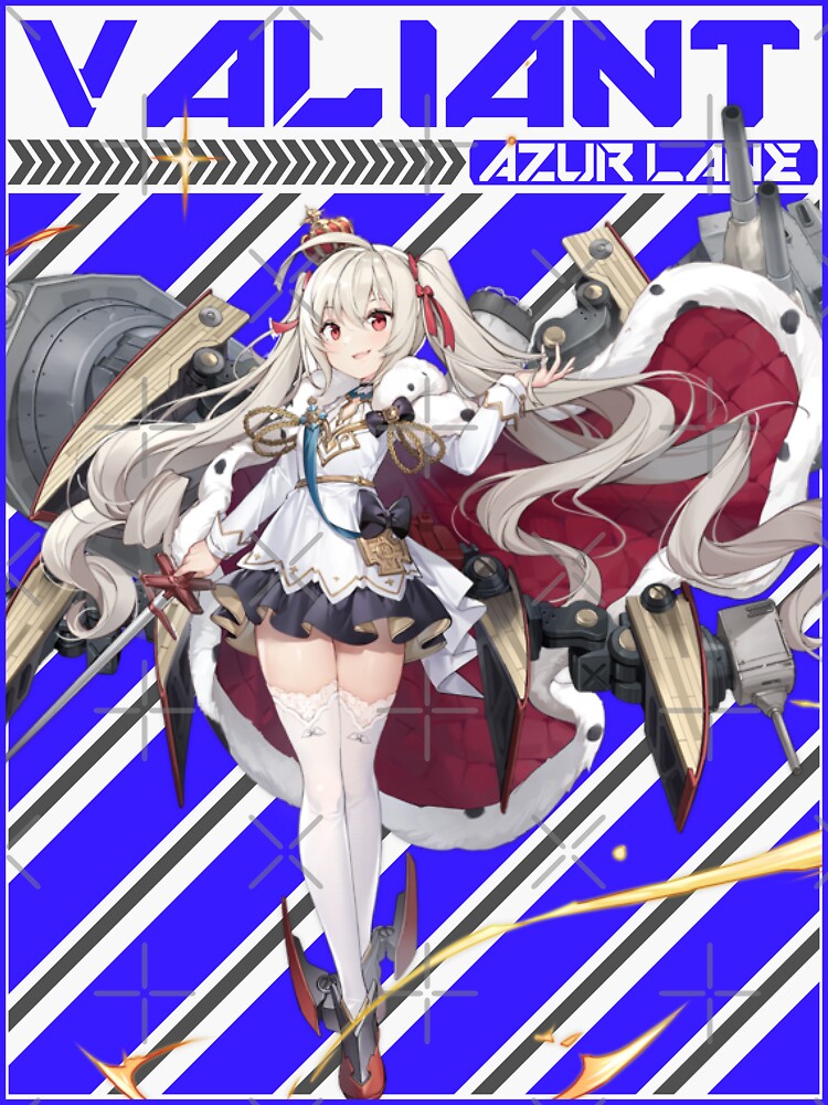 Azur Lane Valiant Sticker For Sale By Votrevpx Redbubble