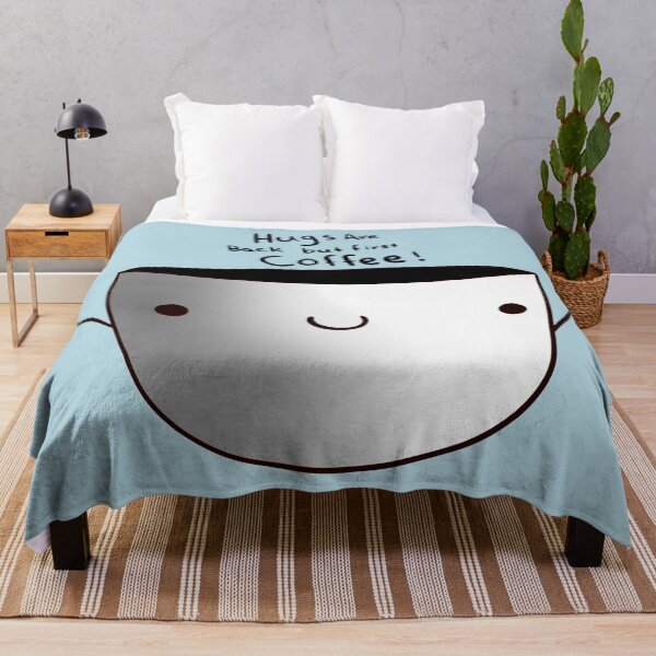 Item preview, Black and White Hugs are back but first coffee! designed and sold by maisiriva.