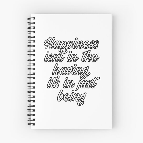 Item preview, happiness isn't in the having designed and sold by longlivethesnek.