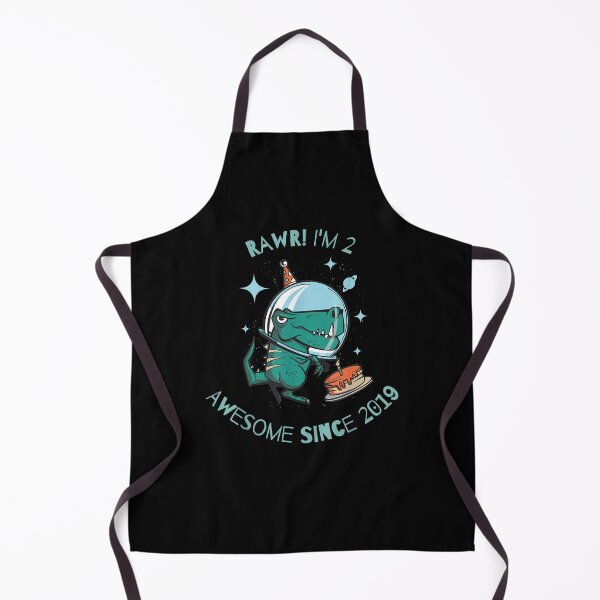 Item preview, Rawr I'm 2 Awesome Since 2019 Dinosaur Astronaut Birthday  designed and sold by tashiav.