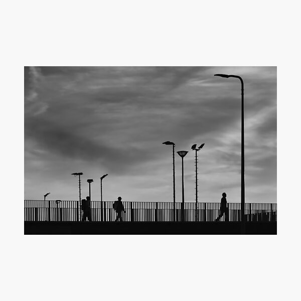 Evening Walkers Photographic Print