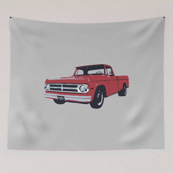 Item preview, 70-71 Red D Truck designed and sold by CoolRide.
