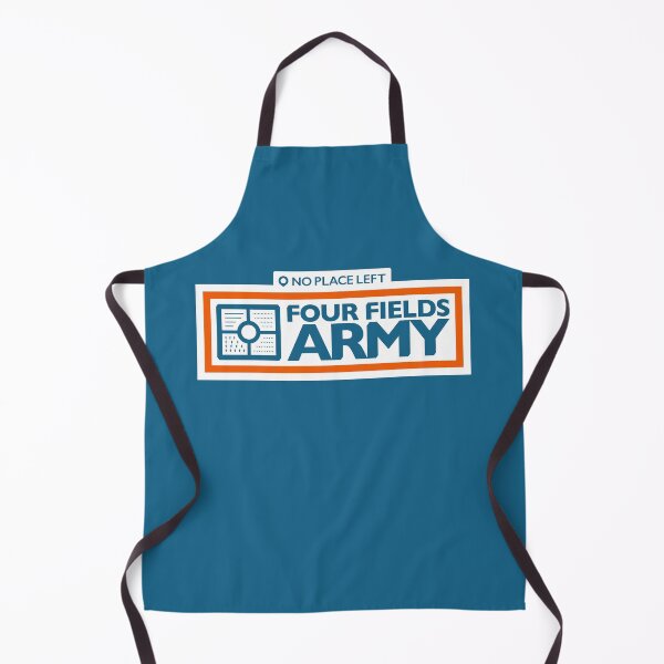 Item preview, Four Fields Army with No Place Left (Blue and Orange) designed and sold by Waconia Design Co..