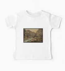 Military road - Fortress in the Dariel Ravine - Caucasus Russia - 1890 Baby Tee