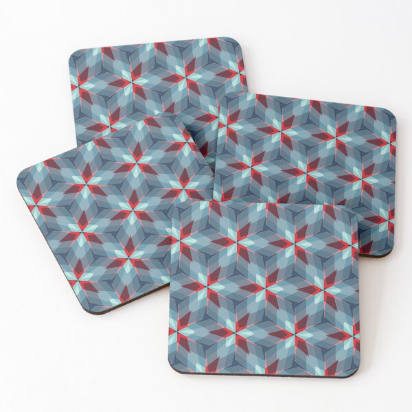 Item preview, American USA Geometric Series in Red, White, and Blue Patriotic Patterns designed and sold by cozycaroline.