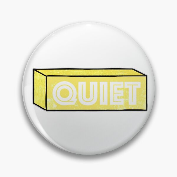 Item preview, Old lightbox sign with the word Quiet designed and sold by FontGraphics.