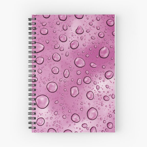 Item preview, Water drops spiral notebook designed and sold by 74tshirts.