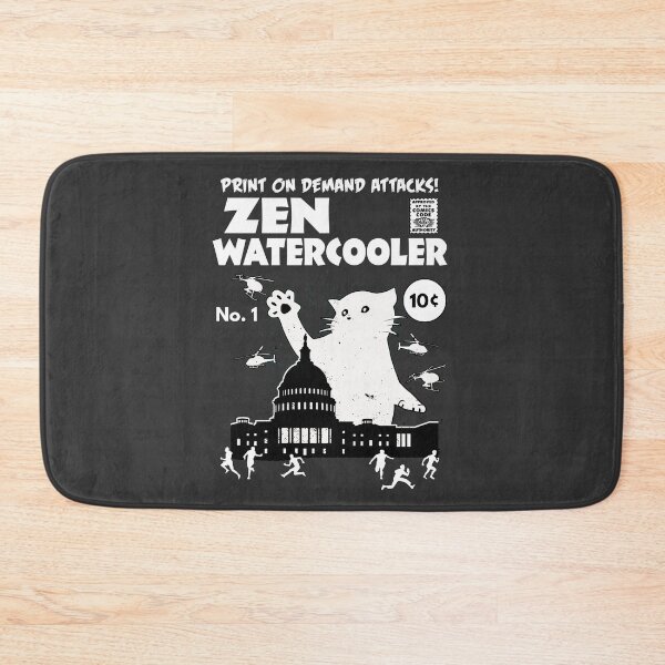 Item preview, CAT ATTACK COMIC BOOK WHITE TEXT designed and sold by Zen Watercooler.