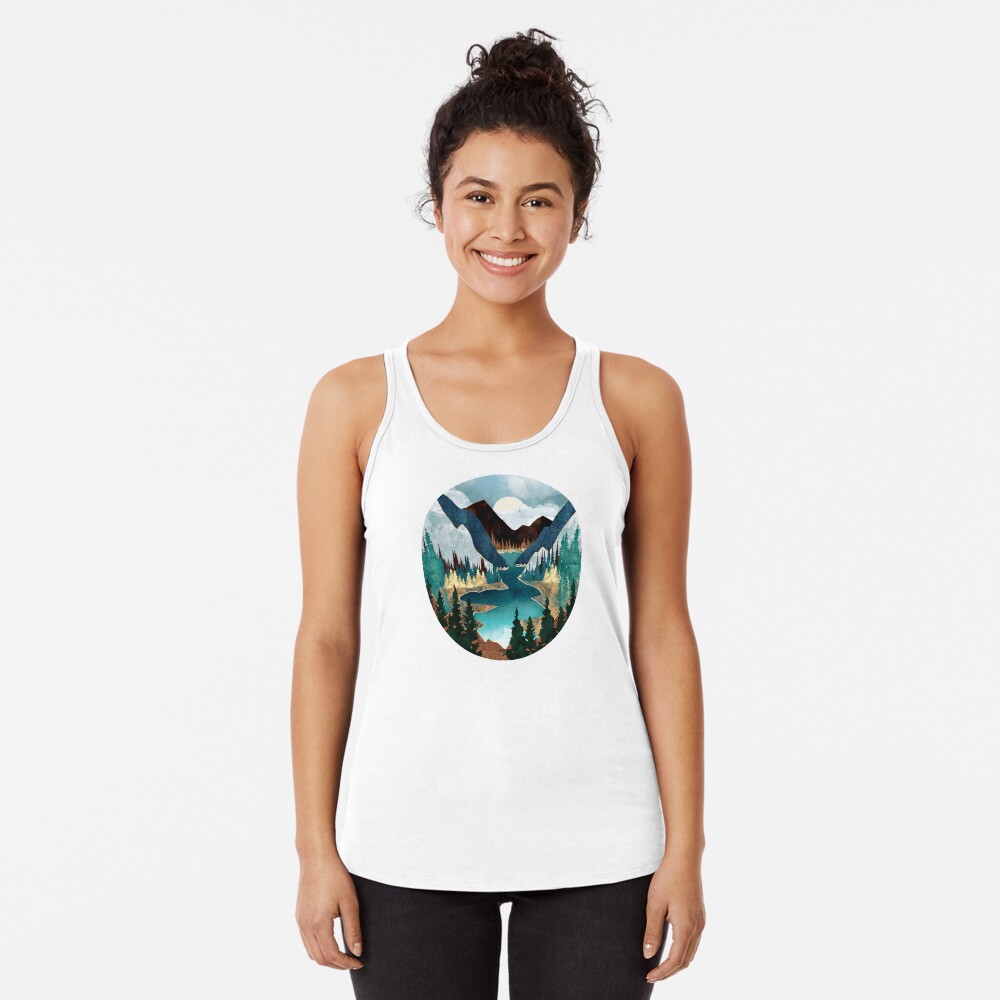 Vista previa del artículo con la obra «Camiseta con espalda nadadora», diseñado y vendido por spacefrogdesign.