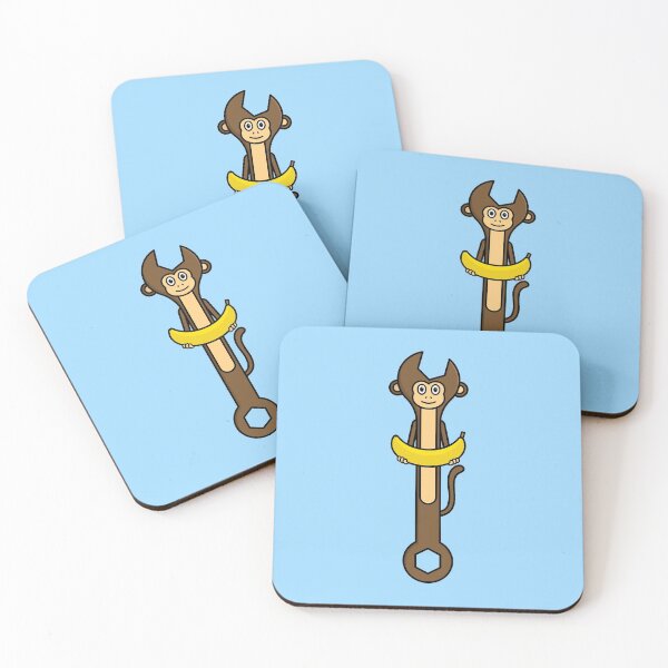 Item preview, Monkey Wrench - Pun - Wordplay designed and sold by ambertanderes.