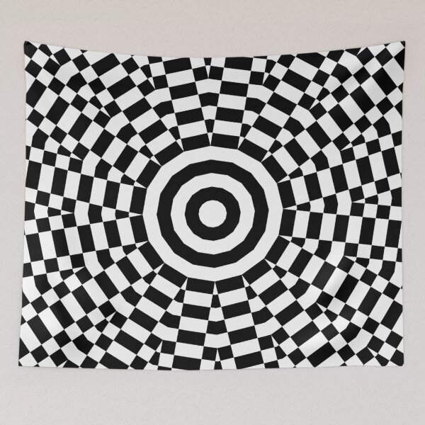 Item preview, Illusion Checker Board Pattern designed and sold by Gymmer-Life.