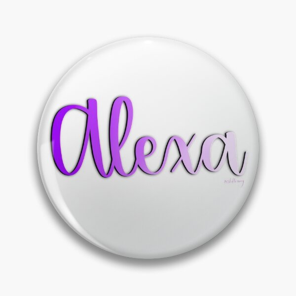 Item preview, Alexa name purple  designed and sold by rileysimon.