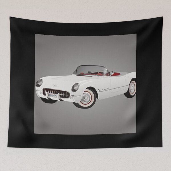 Item preview, White Convertible Car designed and sold by leea1l.