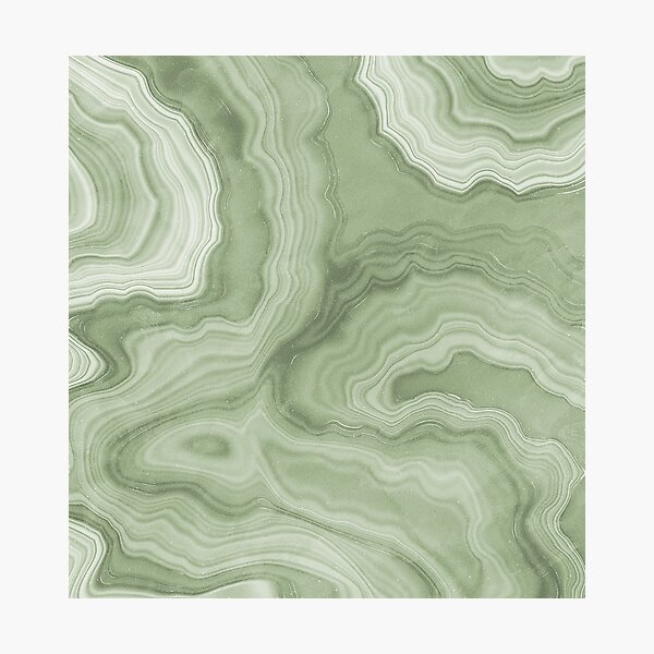 Item preview, Soft Pastel Green, Sage Green Marble designed and sold by venella.