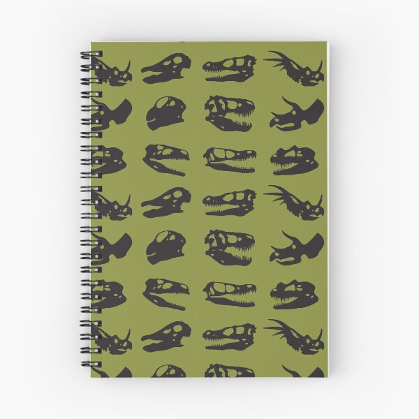 Item preview, green dino skulls  designed and sold by Broken Antler Designs .