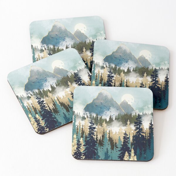 Item preview, Misty Pines designed and sold by spacefrogdesign.