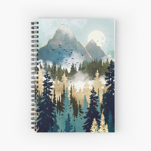 Misty Pines Spiral Notebook